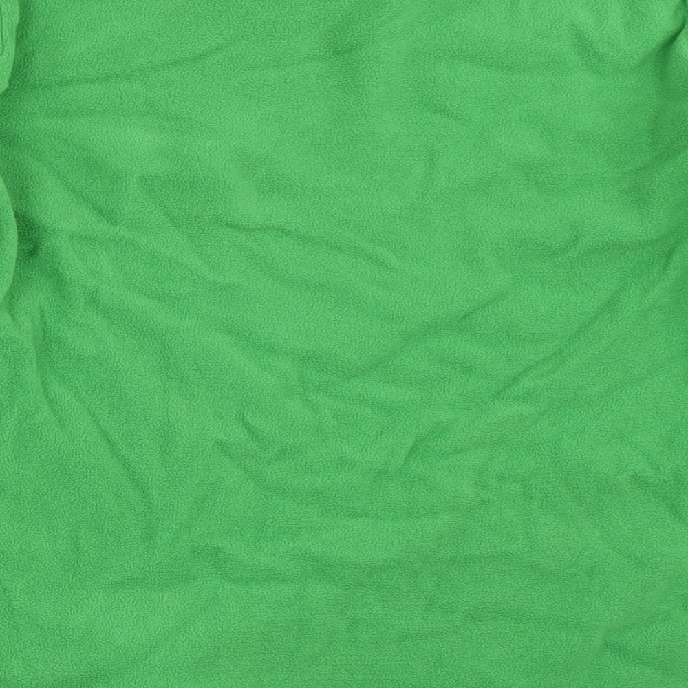Lands' End Womens Green  Fleece Pullover Jumper Size S