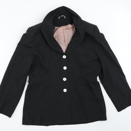 Principles Womens Grey   Jacket Blazer Size 14
