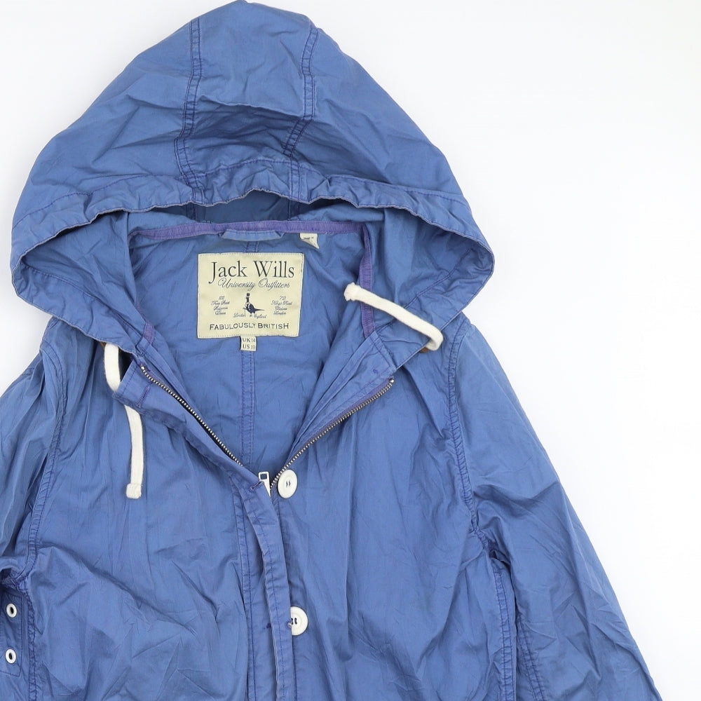 Jack Wills Womens Blue   Jacket  Size 14