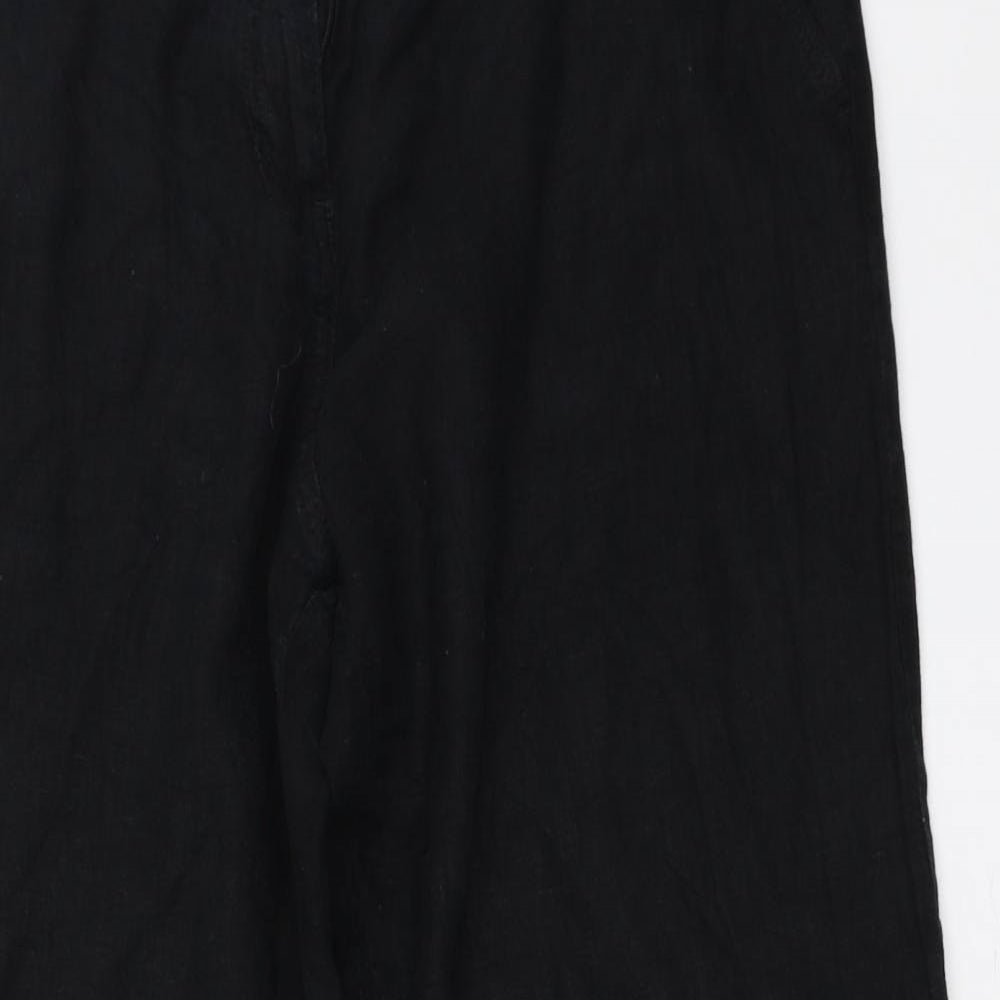 NEXT Womens Black   Trousers  Size 16 L27 in