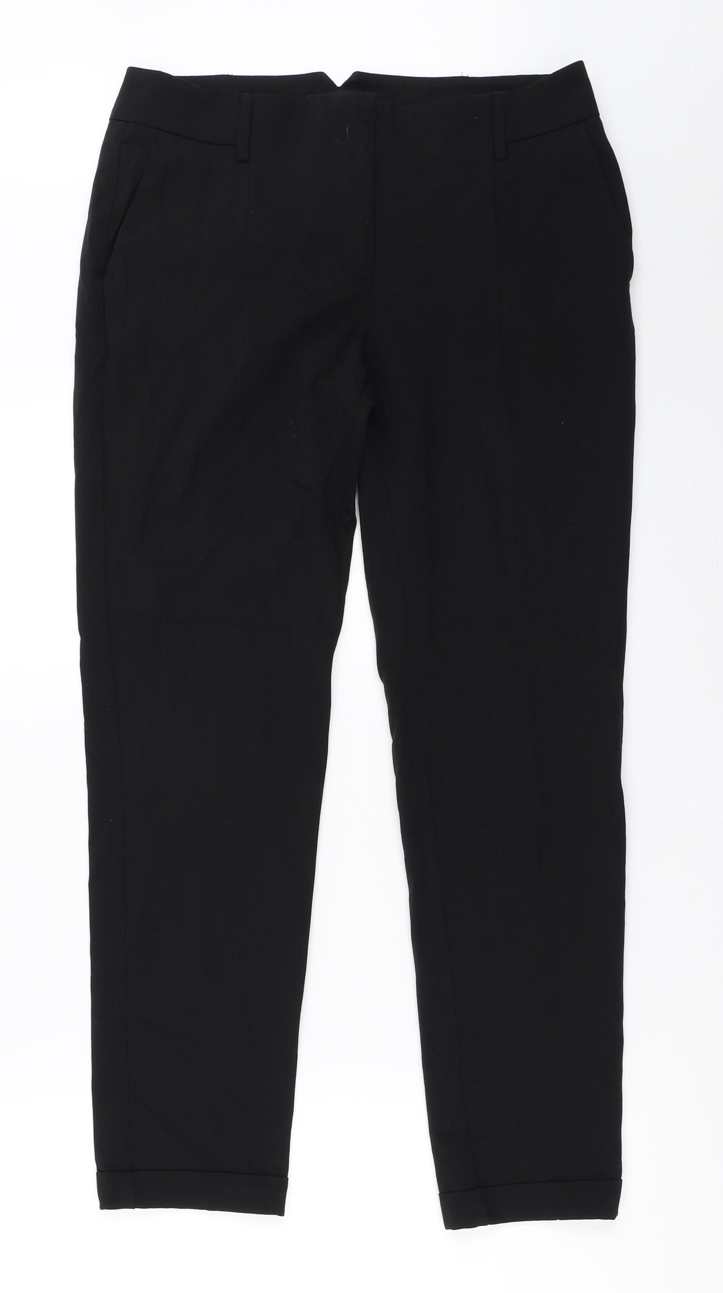 Mango Womens Black   Trousers  Size 36 L27.5 in