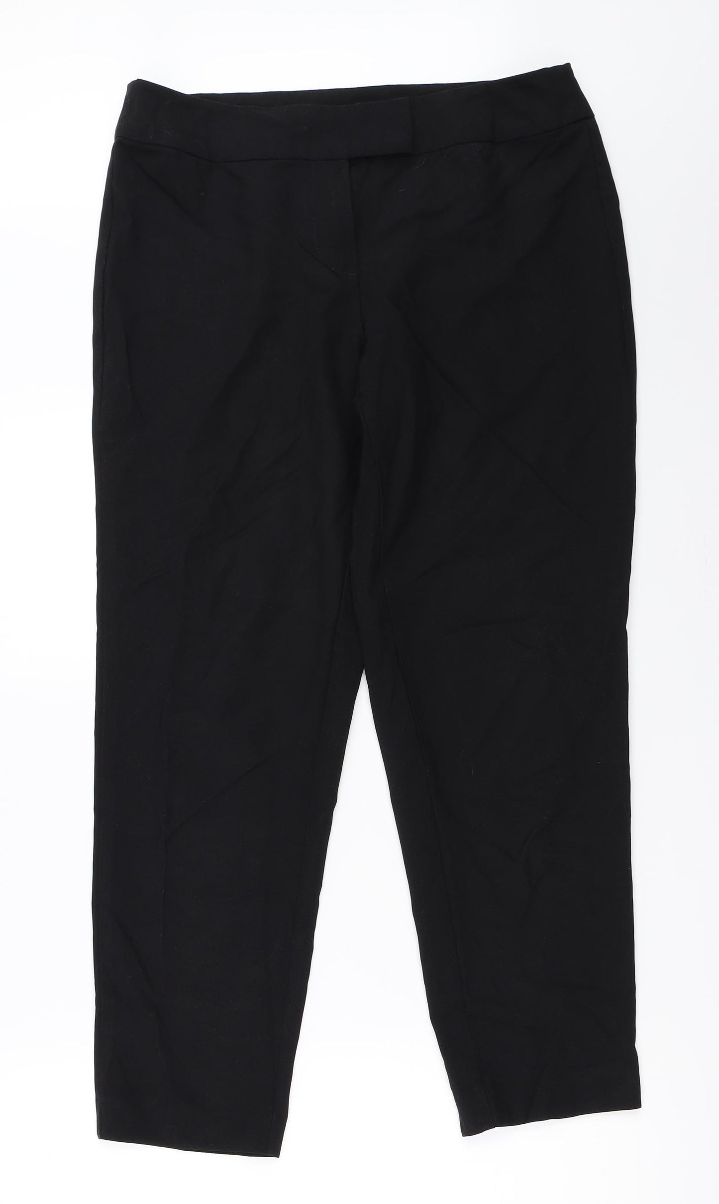 George Womens Black   Trousers  Size 12 L27 in