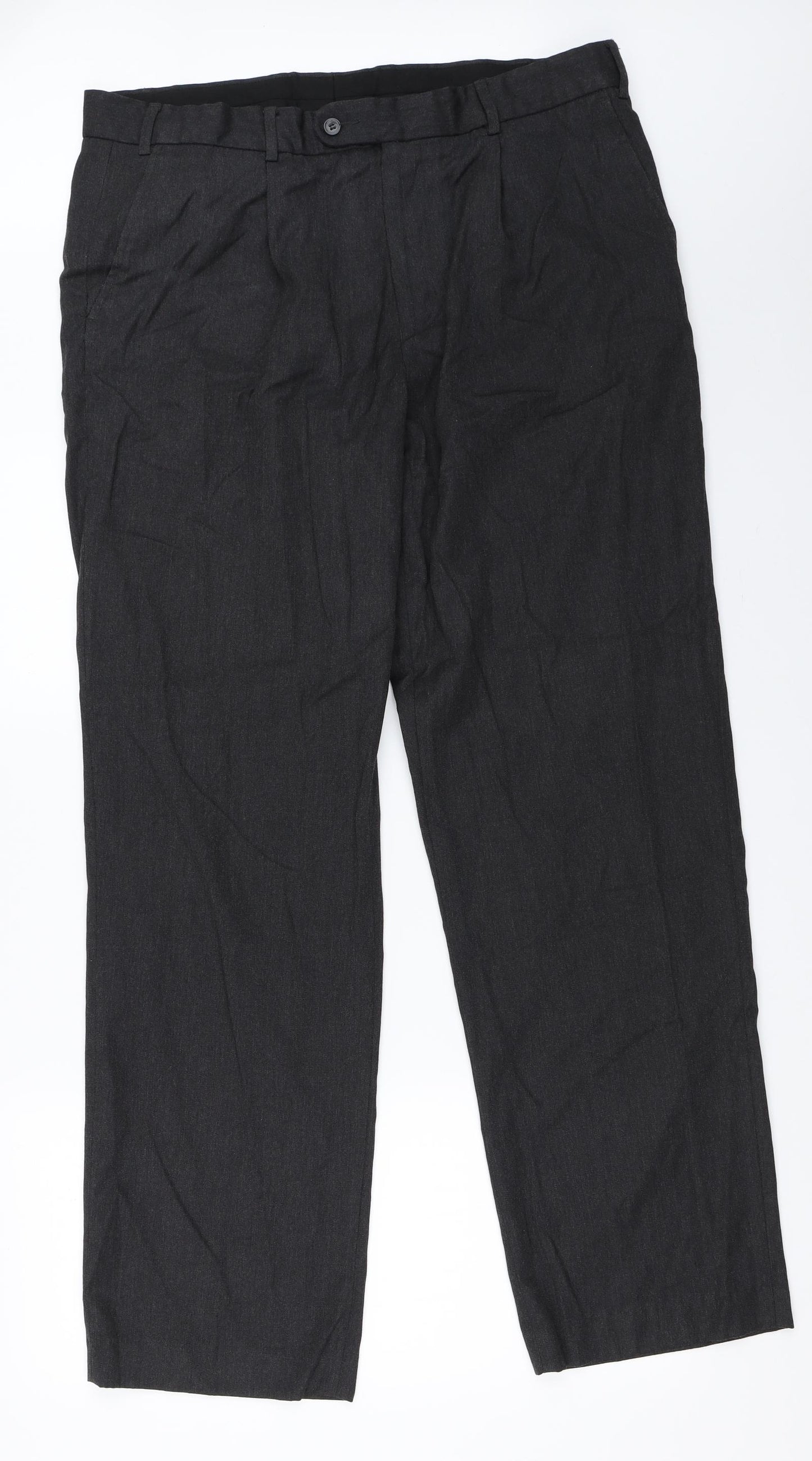 Preworn Mens Grey   Trousers  Size 38 in L33 in