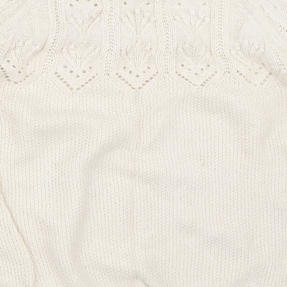 Marks and Spencer Womens Beige   Pullover Jumper Size 12