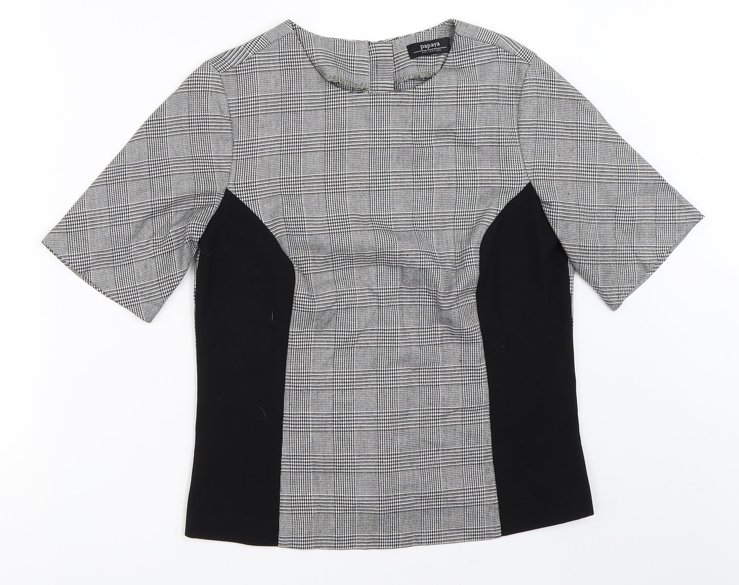 Papaya Womens Grey   Basic Blouse Size 8