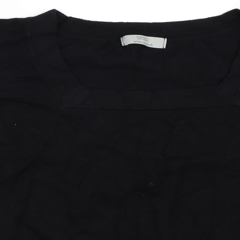 Marks and Spencer Womens Black   Pullover Jumper Size 20