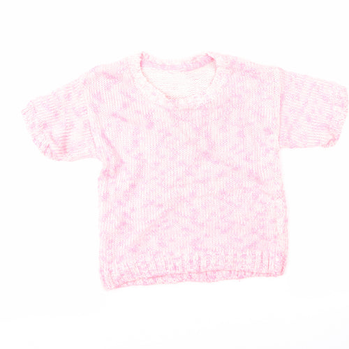 Matalan Girls Pink   Pullover Jumper Size 4-5 Years