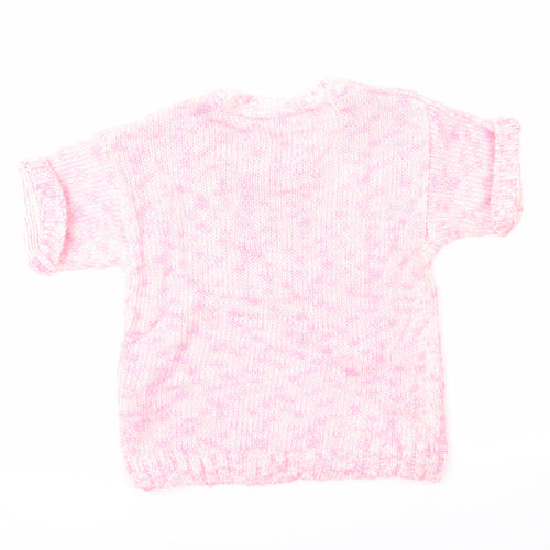 Matalan Girls Pink   Pullover Jumper Size 4-5 Years