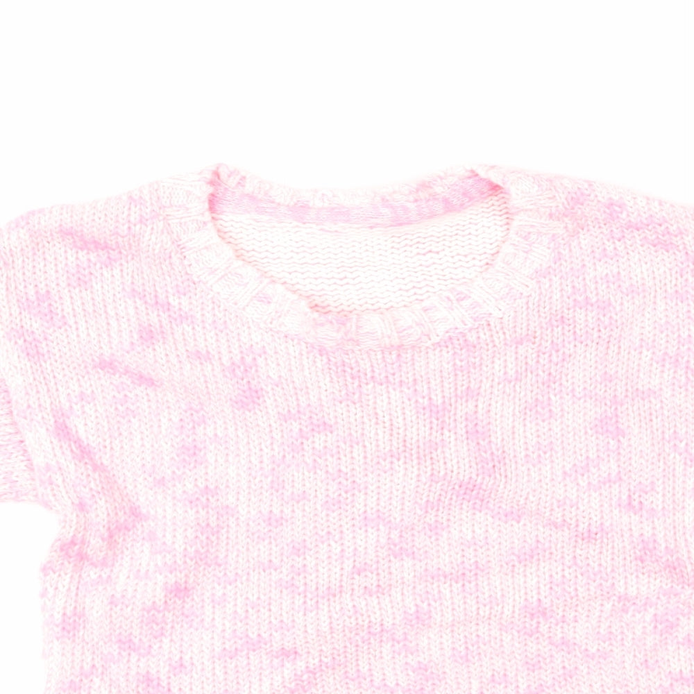 Matalan Girls Pink   Pullover Jumper Size 4-5 Years