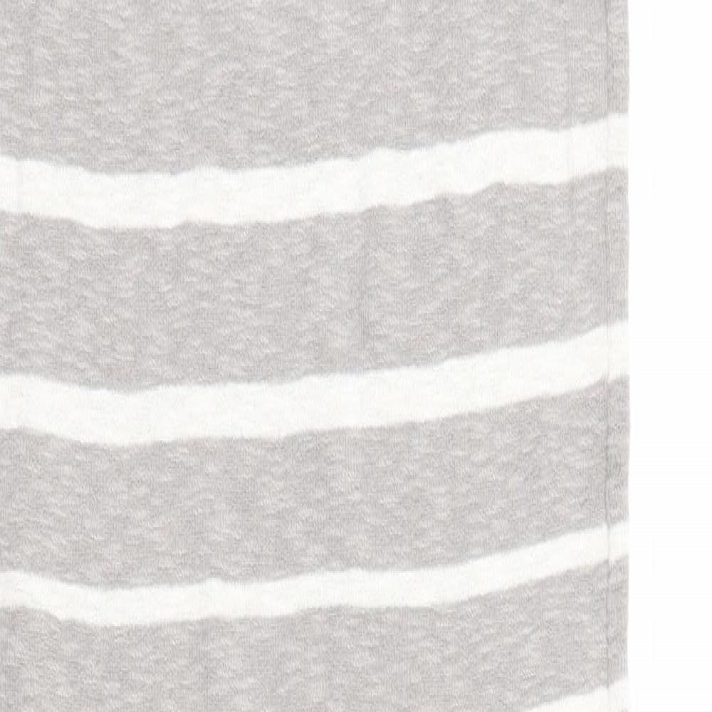 Marks and Spencer Womens Brown Striped Knit Maxi  Size 8