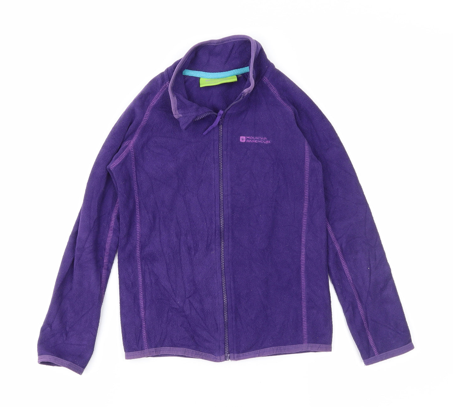Mountain Warehouse Girls Purple  Fleece Jacket  Size 5-6 Years