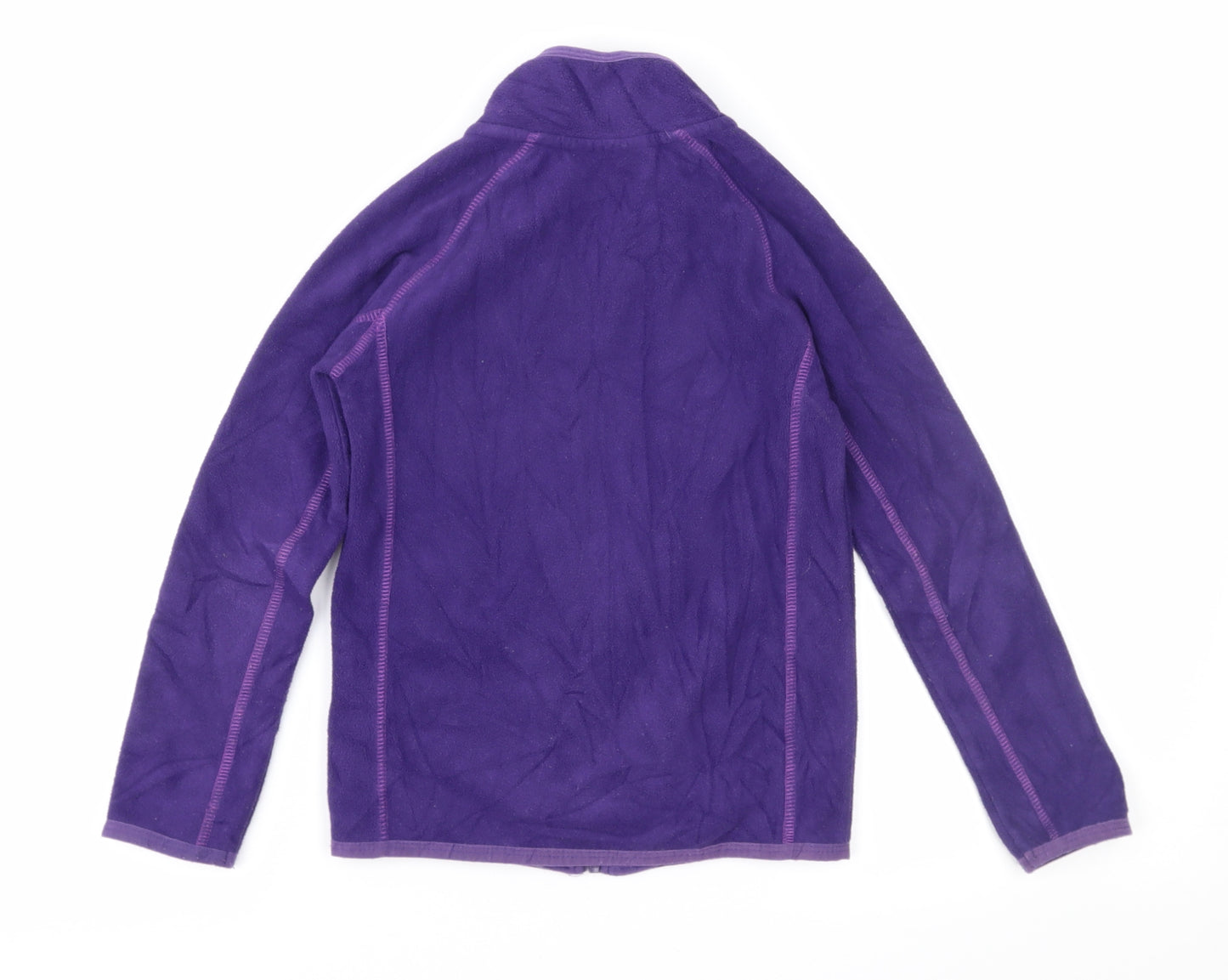 Mountain Warehouse Girls Purple  Fleece Jacket  Size 5-6 Years