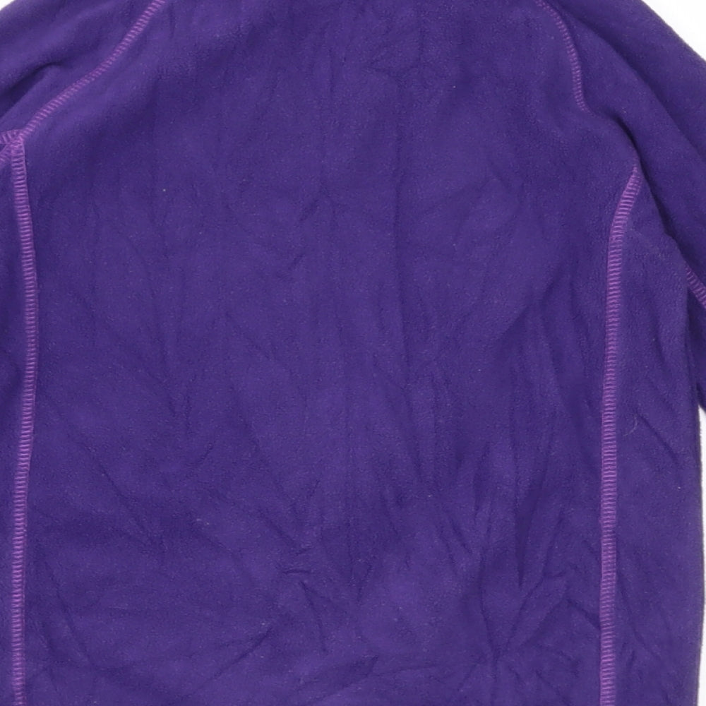 Mountain Warehouse Girls Purple  Fleece Jacket  Size 5-6 Years