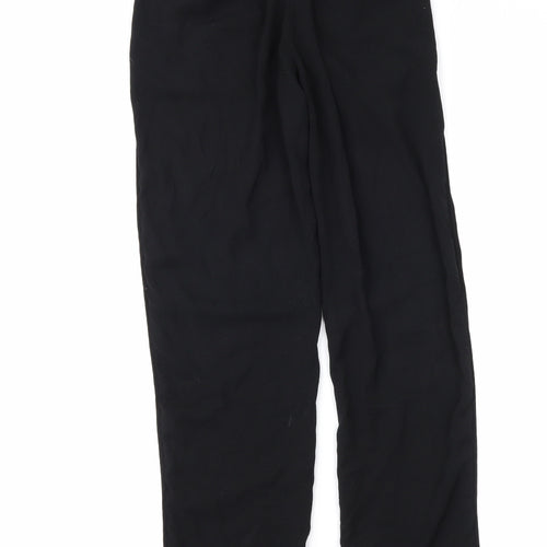 H&M Womens Black   Trousers  Size 4 L28 in