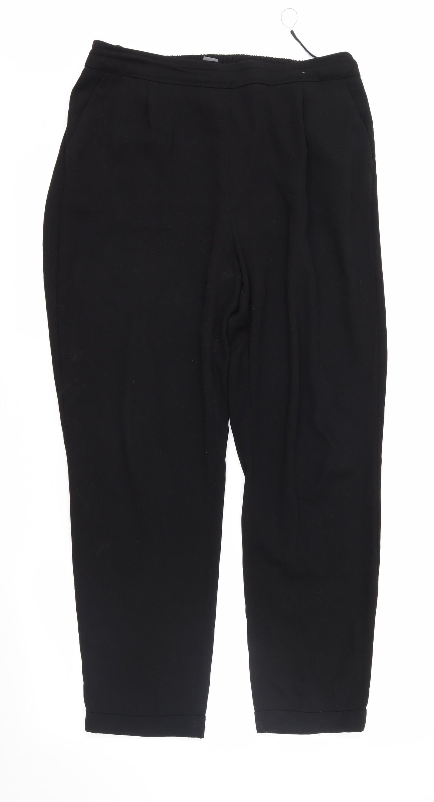 Primark Womens Black   Trousers  Size 14 L28 in