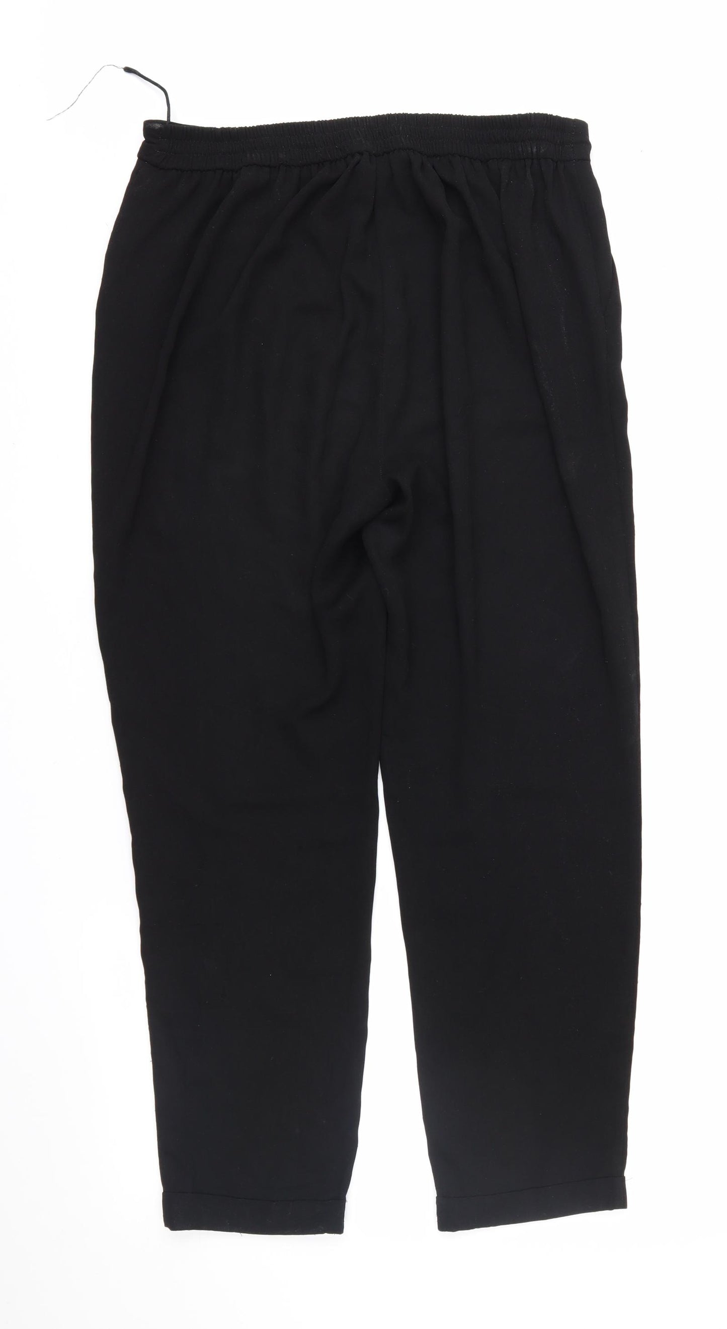 Primark Womens Black   Trousers  Size 14 L28 in