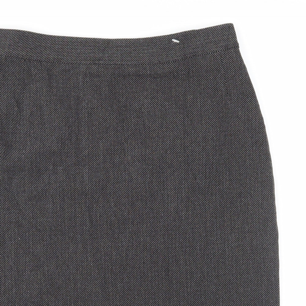 Marks and Spencer Womens Black Striped  Straight & Pencil Skirt Size 12