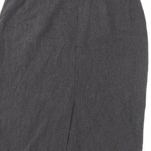 Marks and Spencer Womens Black Striped  Straight & Pencil Skirt Size 12