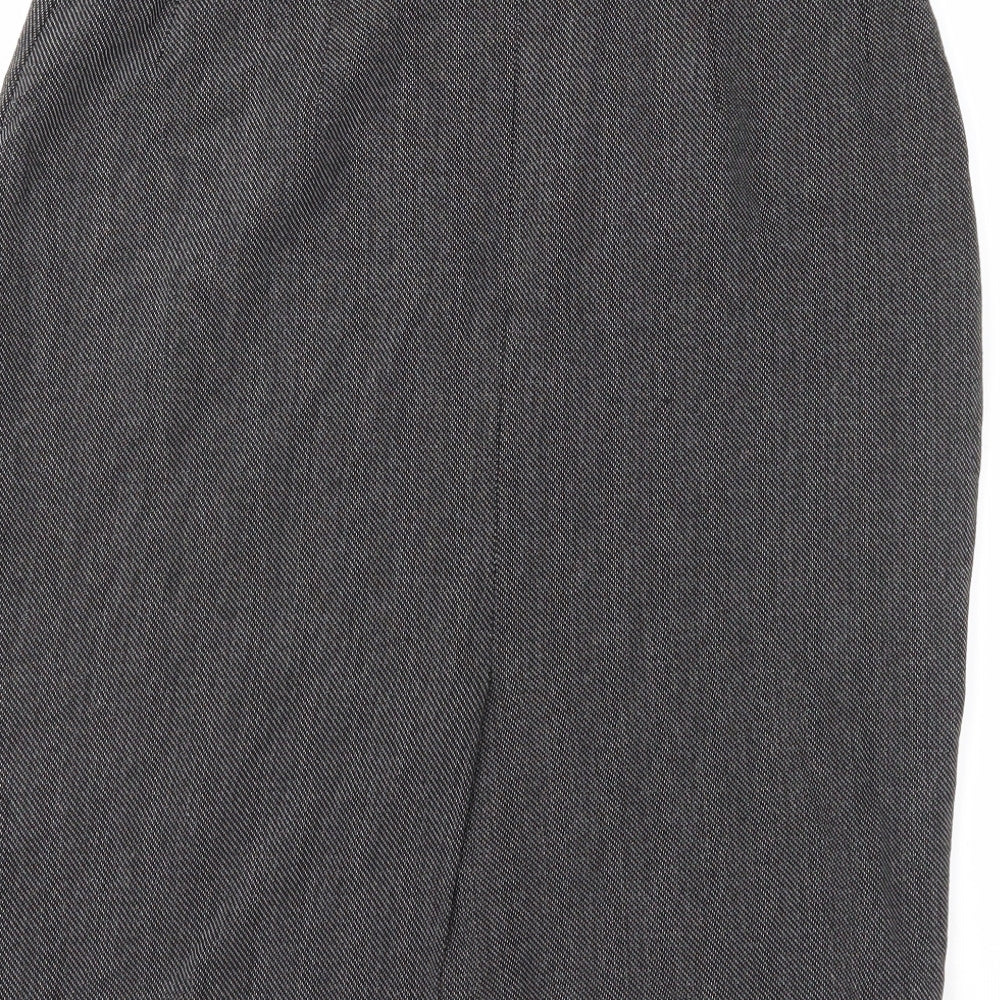 Marks and Spencer Womens Black Striped  Straight & Pencil Skirt Size 12