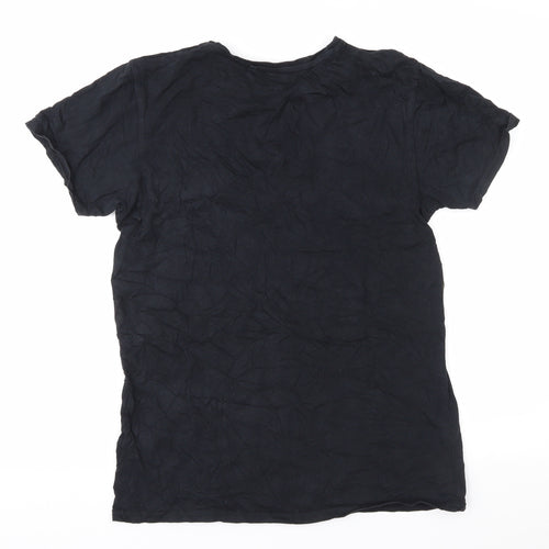 Primark Mens Black Camouflage   T-Shirt Size S
