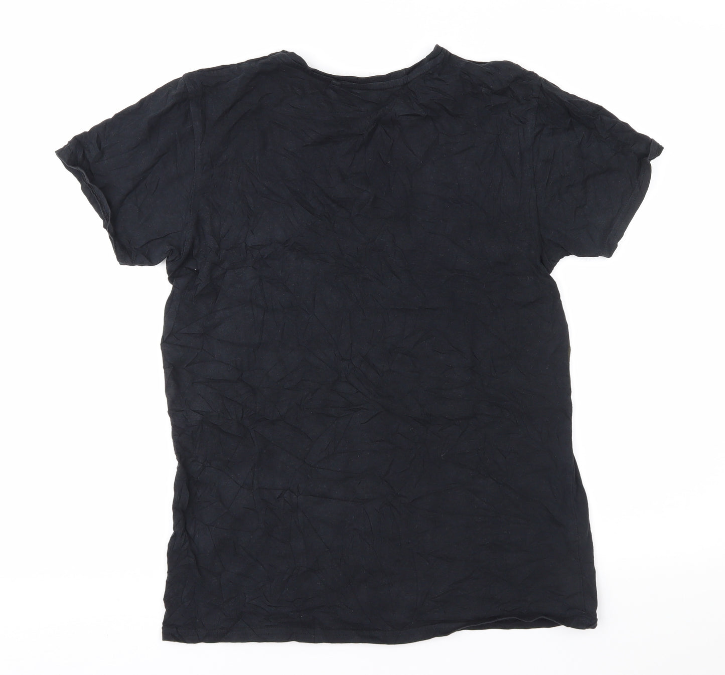 Primark Mens Black Camouflage   T-Shirt Size S