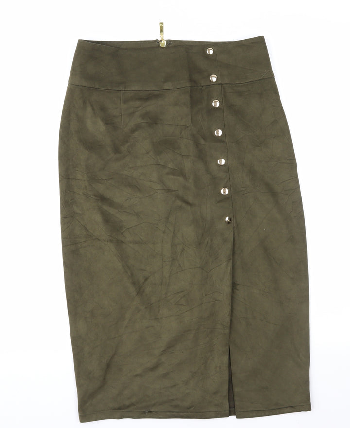 Mistress Rocks Womens Green Straight & Pencil Skirt Size M