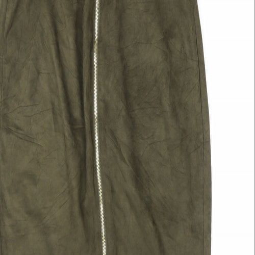Mistress Rocks Womens Green   Straight & Pencil Skirt Size M