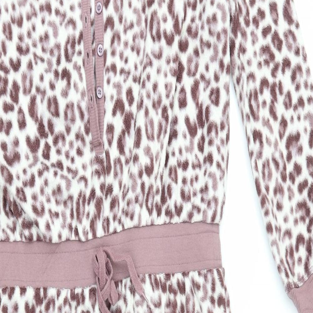 George Womens Pink Animal Print   One Piece Size M
