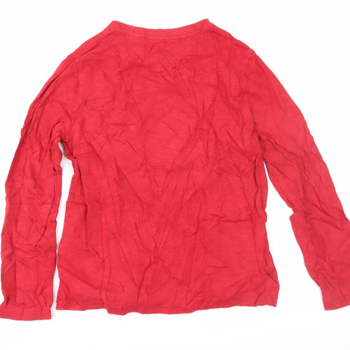 Gap Boys Red   Basic T-Shirt Size 8-9 Years
