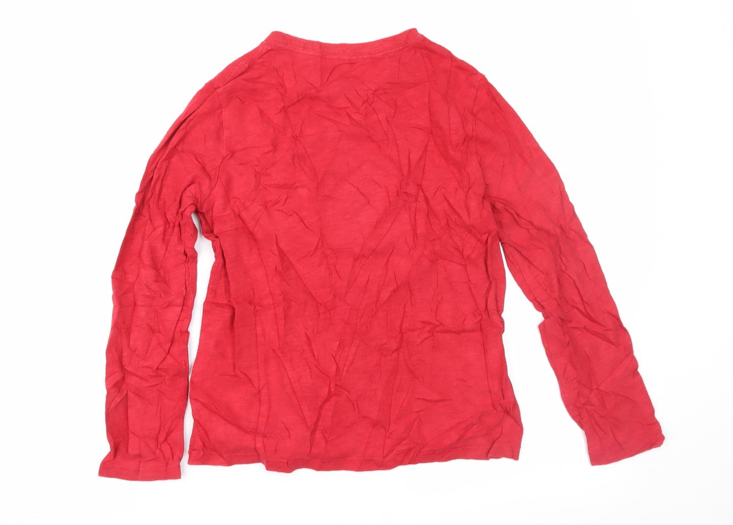 Gap Boys Red   Basic T-Shirt Size 8-9 Years