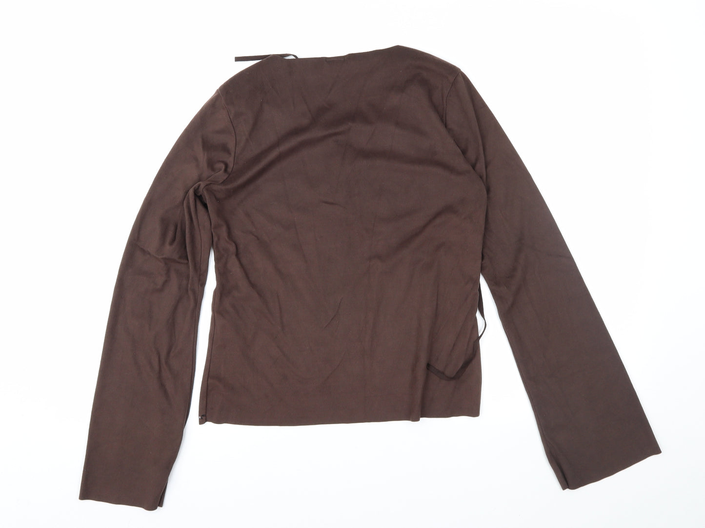 New Look Girls Brown   Basic Blouse Size 14-15 Years  - Faux Suede