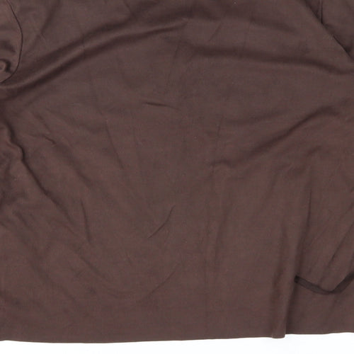 New Look Girls Brown   Basic Blouse Size 14-15 Years  - Faux Suede