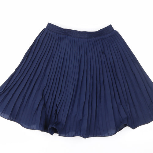 Streets Ahead Girls Blue   Pleated Skirt Size 12-13 Years