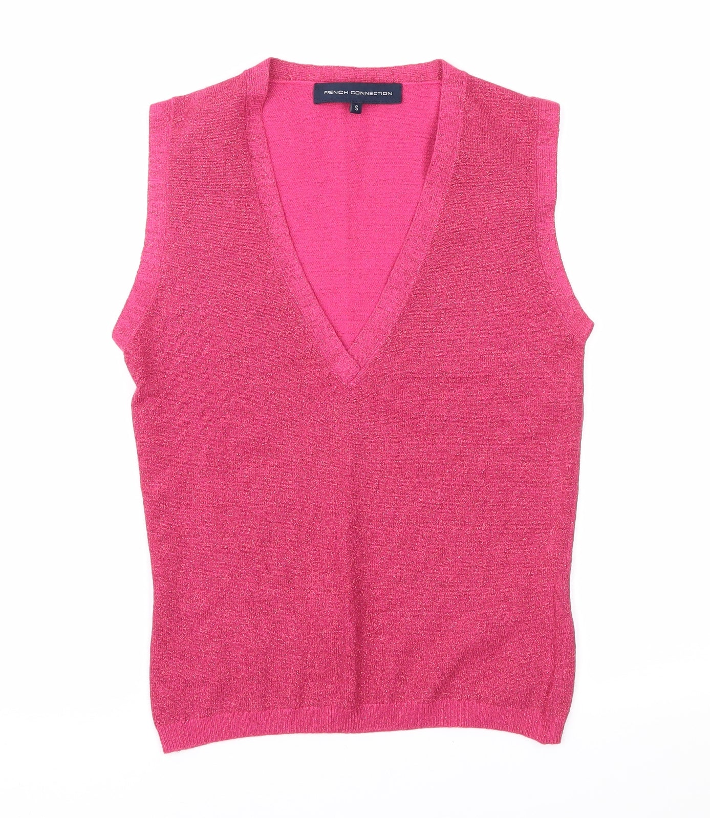 French Connection Womens Pink   Vest Jumper Size S