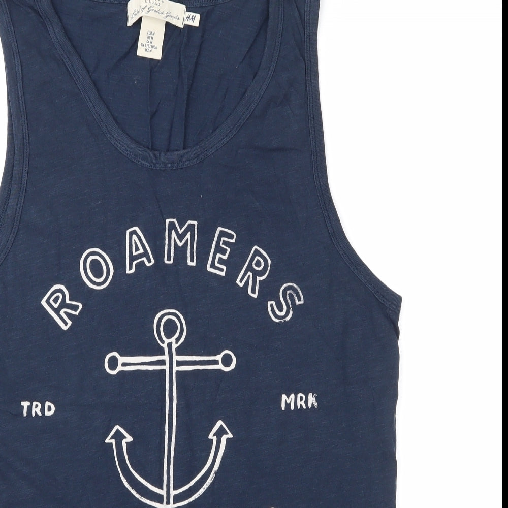 H&M Womens Blue   Basic Tank Size M
