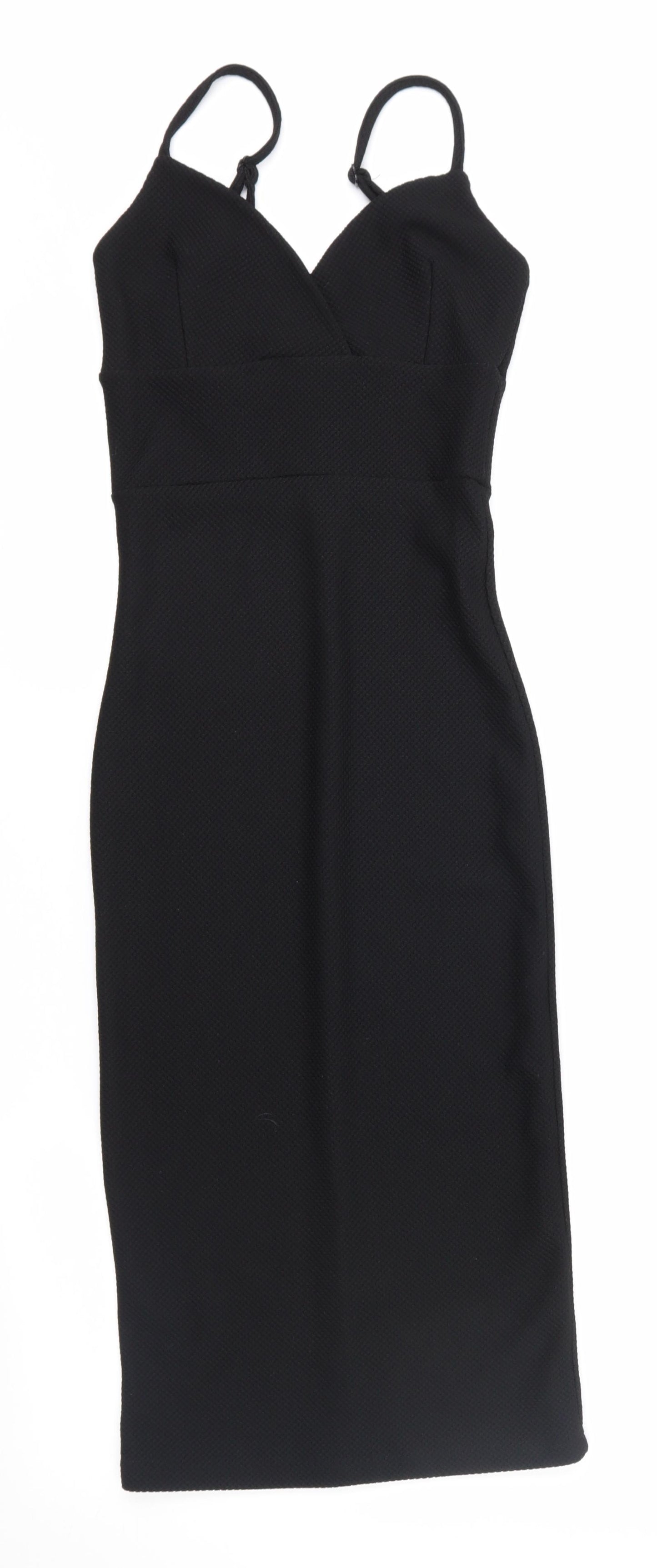 Miss Selfridge Womens Black   Sheath  Size 8