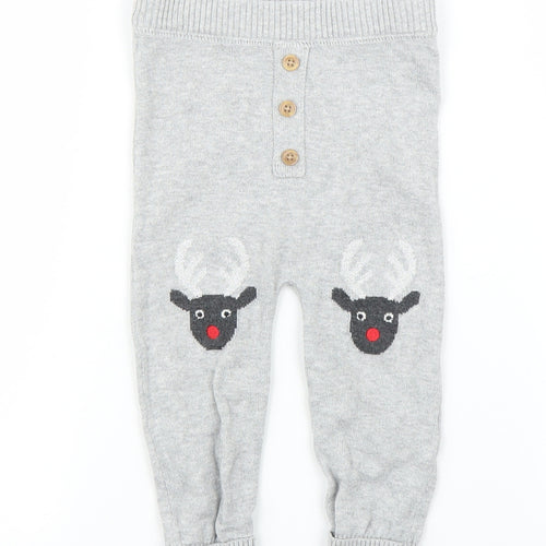 Very Boys Grey   Sweatpants Leggings Size 6-9 Months