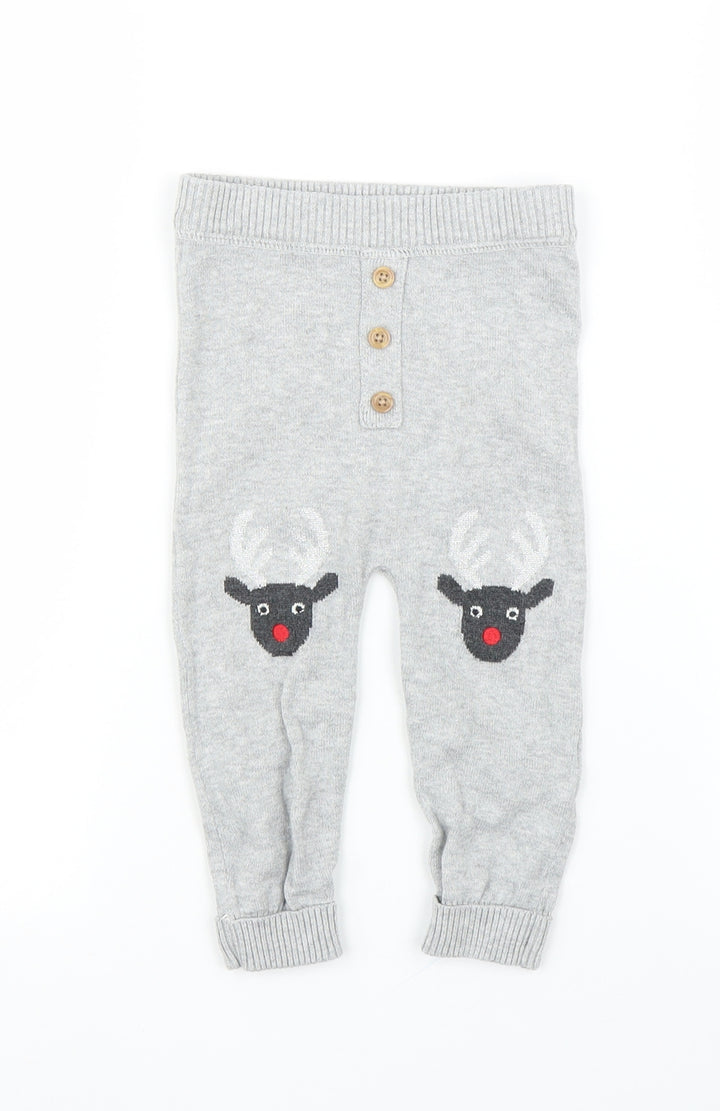 Very Boys Grey   Sweatpants Leggings Size 6-9 Months