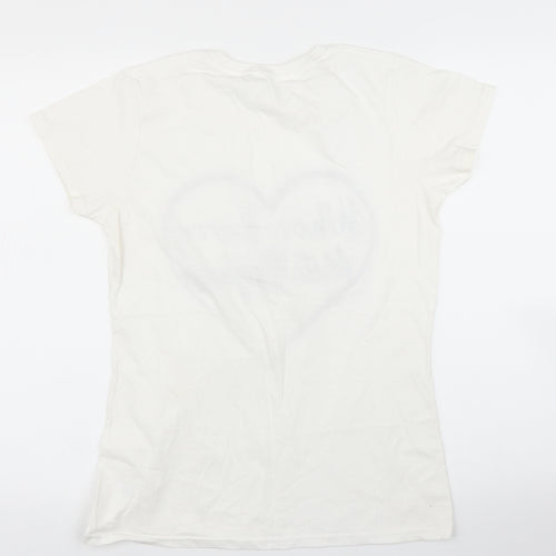 Preworn Womens White   Basic T-Shirt Size S