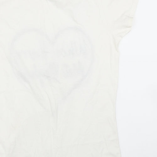 Preworn Womens White   Basic T-Shirt Size S