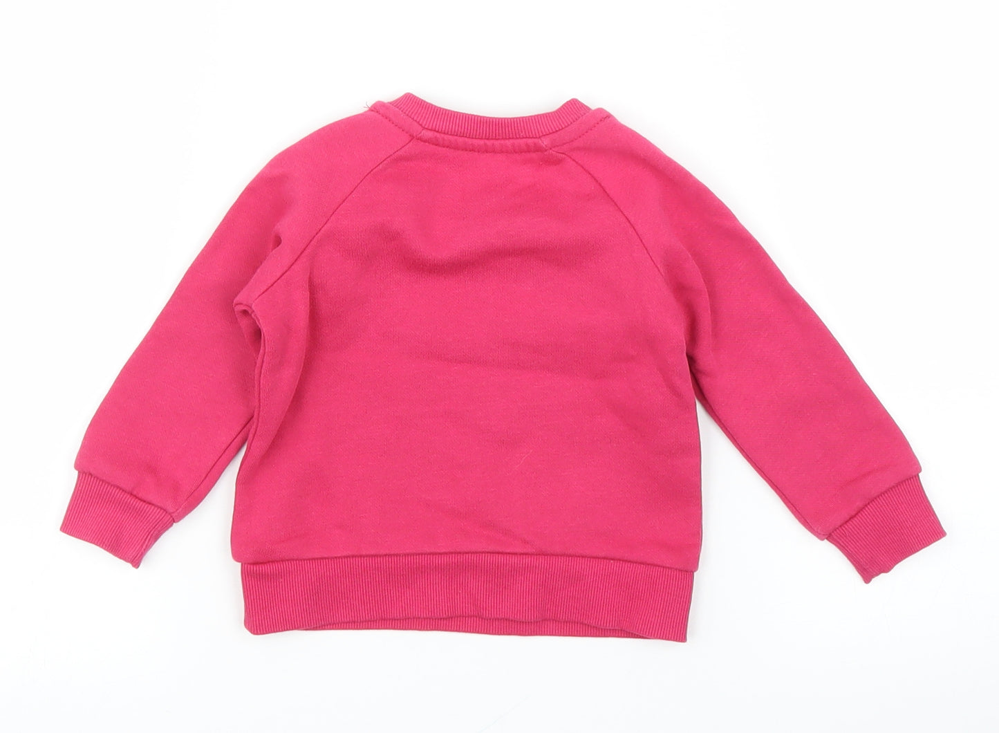 Primark Girls Pink   Pullover Jumper Size 6-9 Months