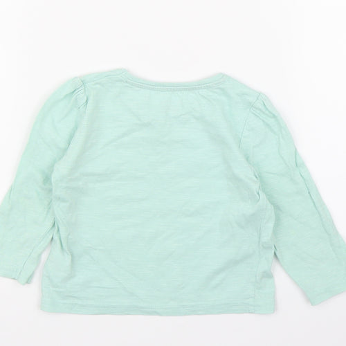 Primark Girls Green   Basic T-Shirt Size 12 Months