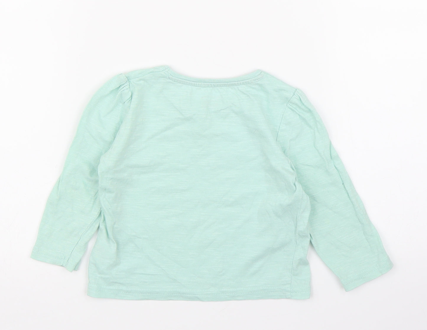Primark Girls Green   Basic T-Shirt Size 12 Months