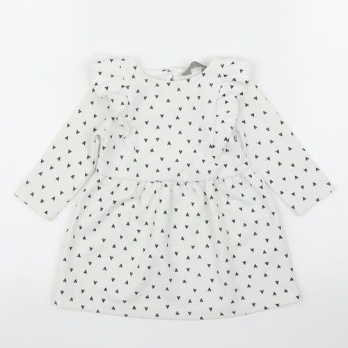 Primark Girls White   A-Line  Size 6-9 Months