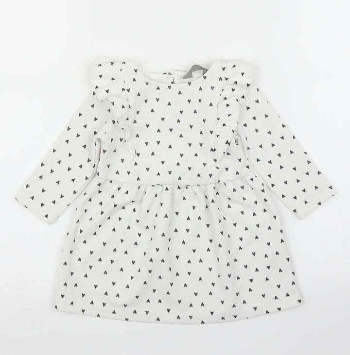 Primark Girls White   A-Line  Size 6-9 Months