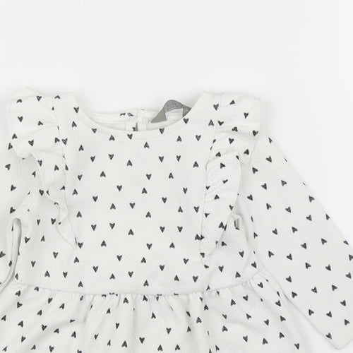 Primark Girls White   A-Line  Size 6-9 Months