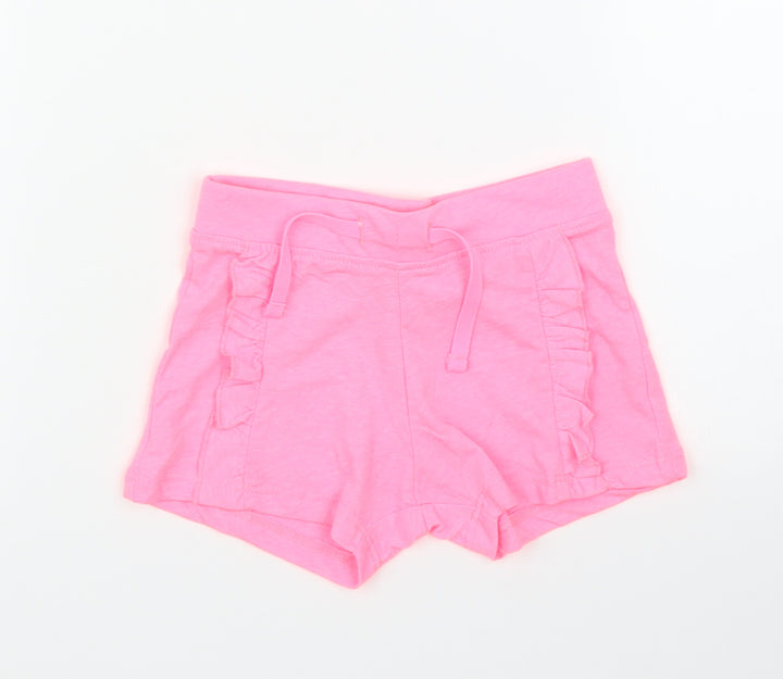 Primark Girls Pink Capri Leggings Size 9 Months