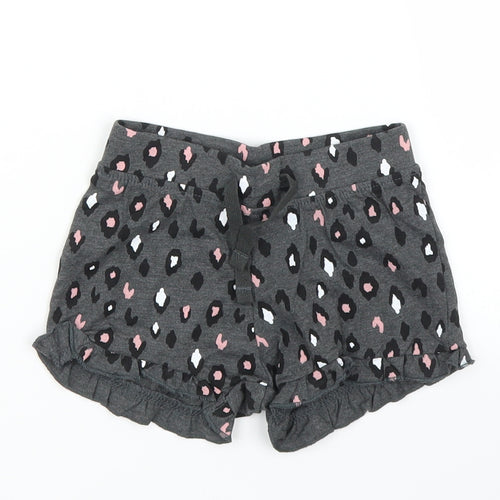 Primark Girls Grey Animal Print  Capri Leggings Size 9 Months  - Shorts