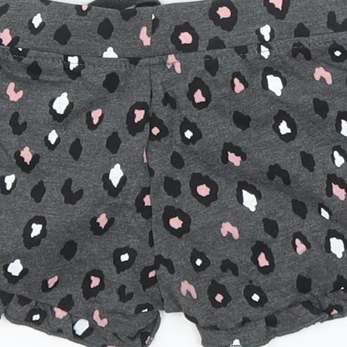 Primark Girls Grey Animal Print  Capri Leggings Size 9 Months  - Shorts