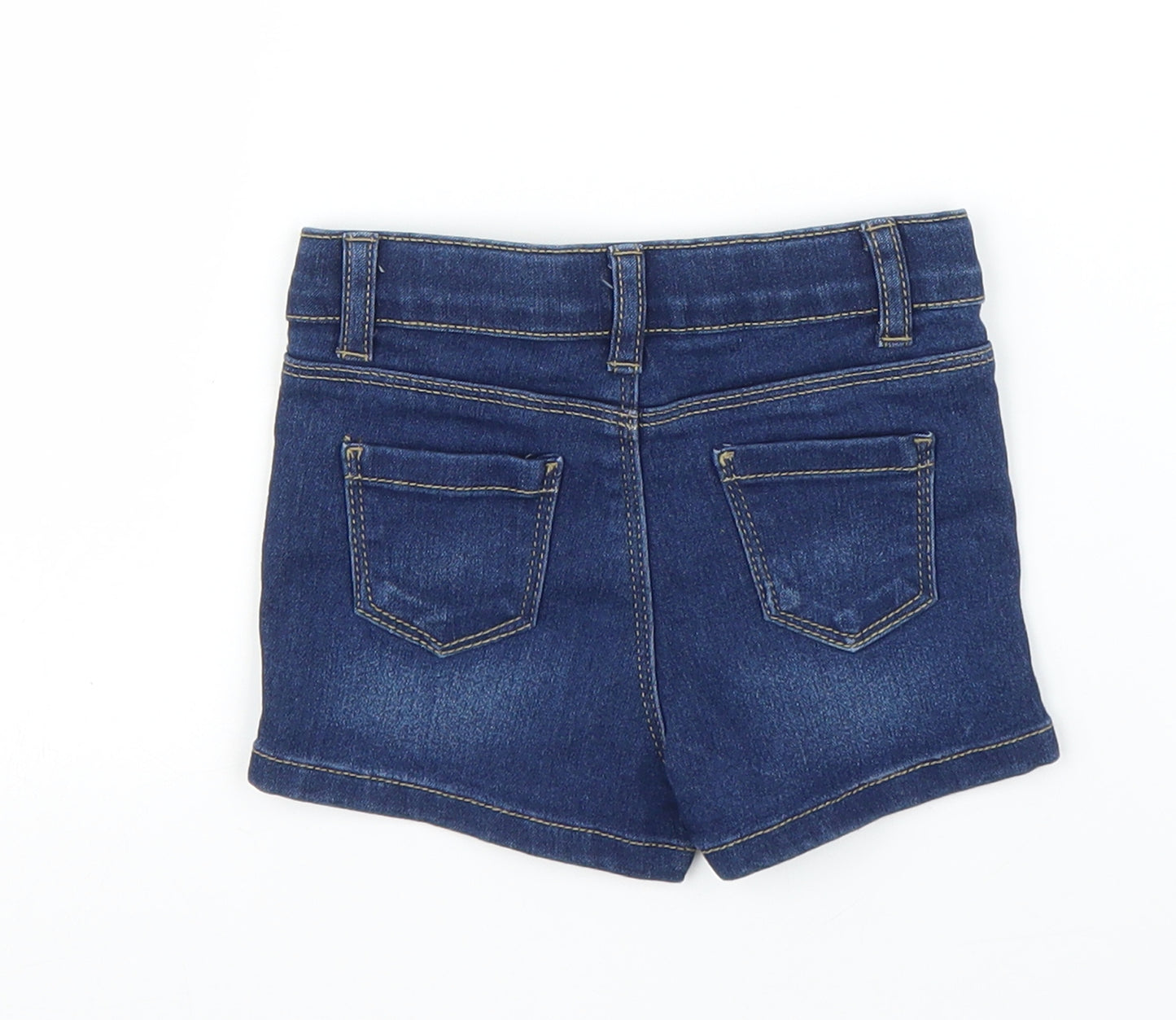 Primark Girls Blue  Denim Capri Jeans Size 9 Months